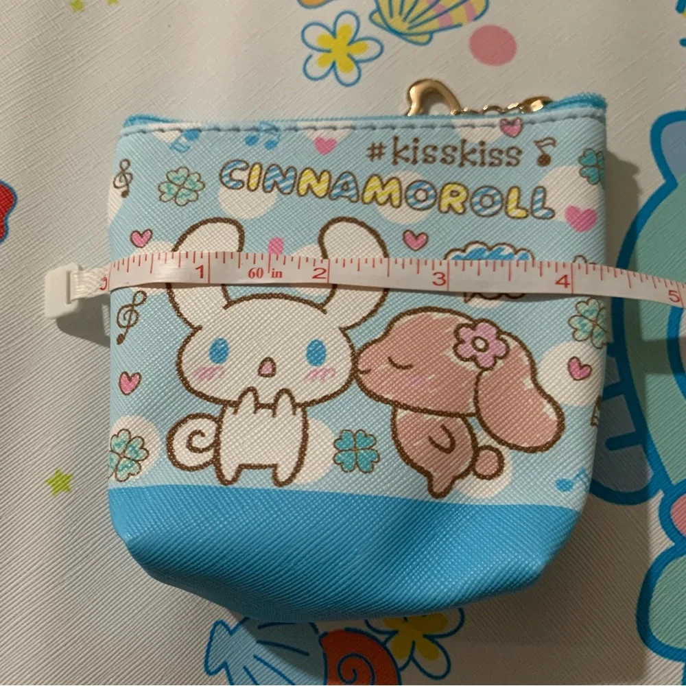 Cinnamoroll Blue Double Sided Design Zip Coin Purse